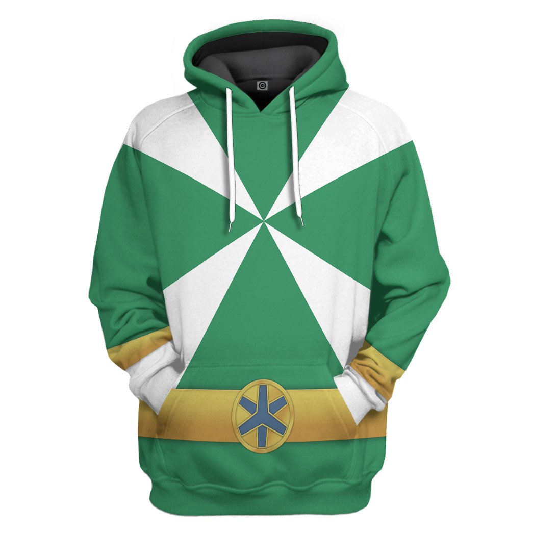 Klothek 3D Power Rangers Lightspeed Rescue Green Ranger Custom Tshi | Price in USA, Best Quality