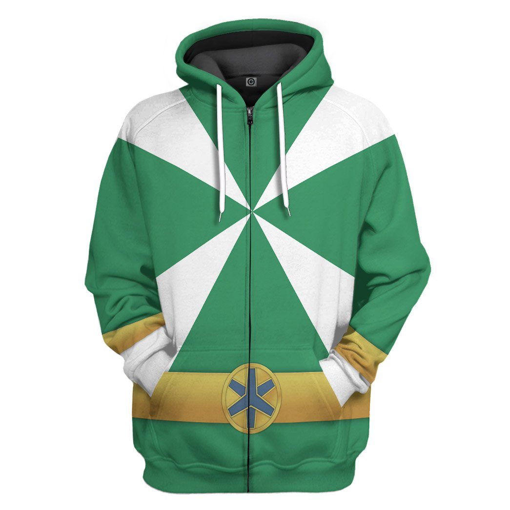 Klothek 3D Power Rangers Lightspeed Rescue Green Ranger Custom Tshi | Price in USA, Best Quality