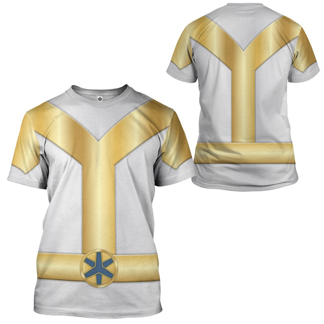 Klothek 3D Power Rangers Lightspeed Rescue Titanium Ranger Custom T | Price in USA, Best Quality