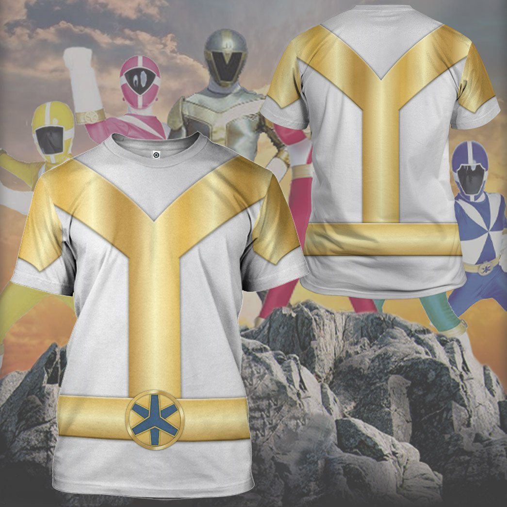 Klothek 3D Power Rangers Lightspeed Rescue Titanium Ranger Custom T | Price in USA, Best Quality