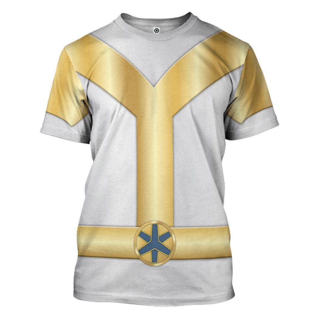 Klothek 3D Power Rangers Lightspeed Rescue Titanium Ranger Custom T | Price in USA, Best Quality