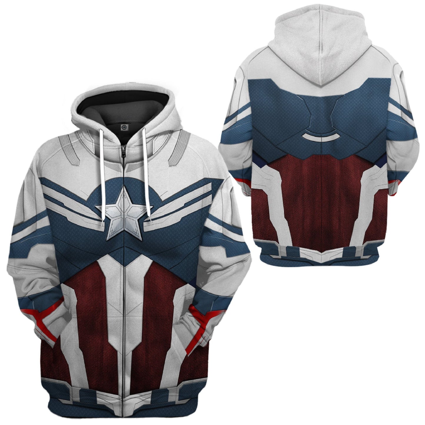 Klothek 3D Sam Wilson Captain America Custom Tshirt Hoodie Apparel | Price in USA, Best Quality