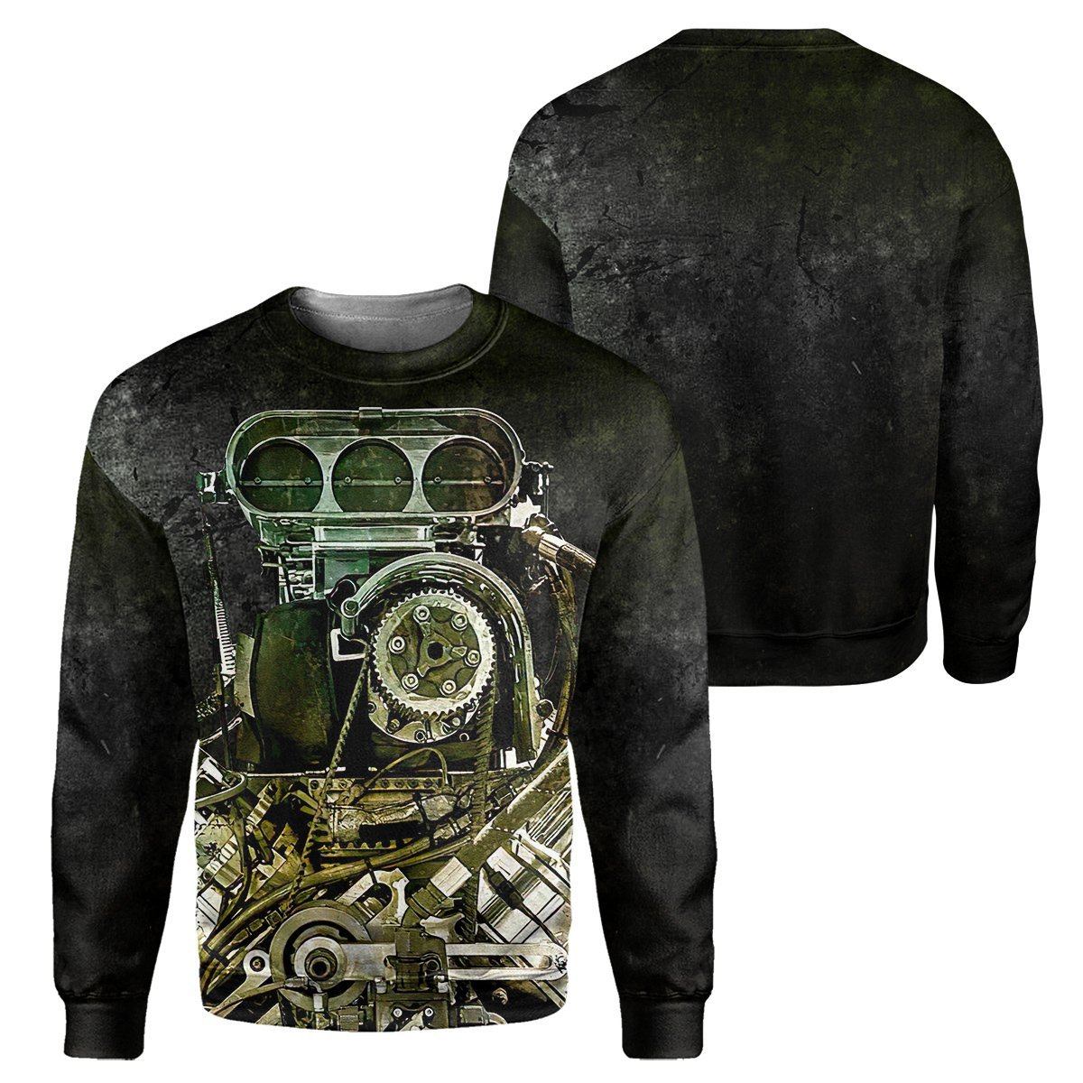 Klothek Black Drag Racing - 3D All Over Printed Shirt | Price in USA, Best Quality