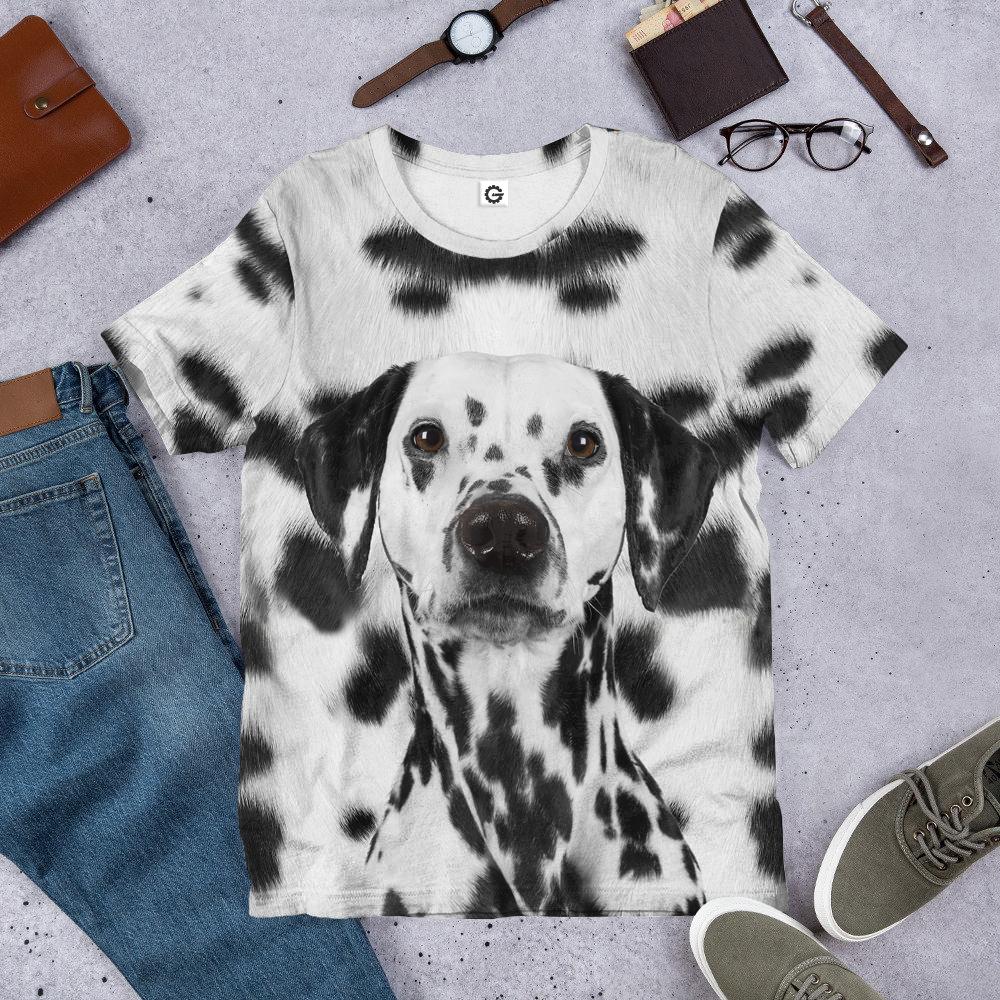 Klothek 3D Dalmatian Dog Front And Back Tshirt Hoodie Apparel | Price in USA, Best Quality