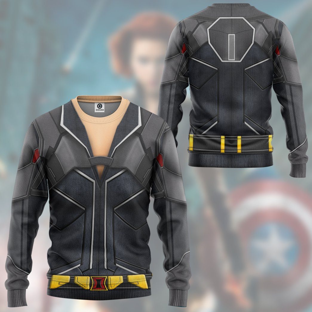 Klothek 3D Black Widow Costume Custom Tshirt Hoodie Apparel | Price in USA, Best Quality