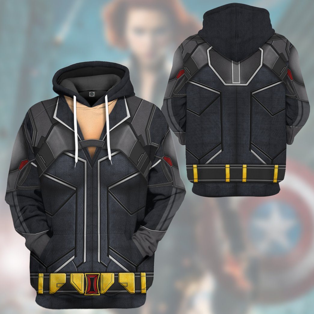 Klothek 3D Black Widow Costume Custom Tshirt Hoodie Apparel | Price in USA, Best Quality