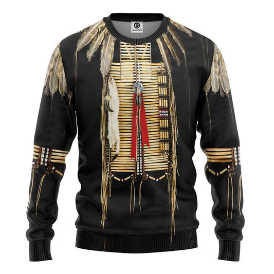 Klothek 3D Native Black Pattern Feather Tshirt Hoodie Apparel | Price in USA, Best Quality