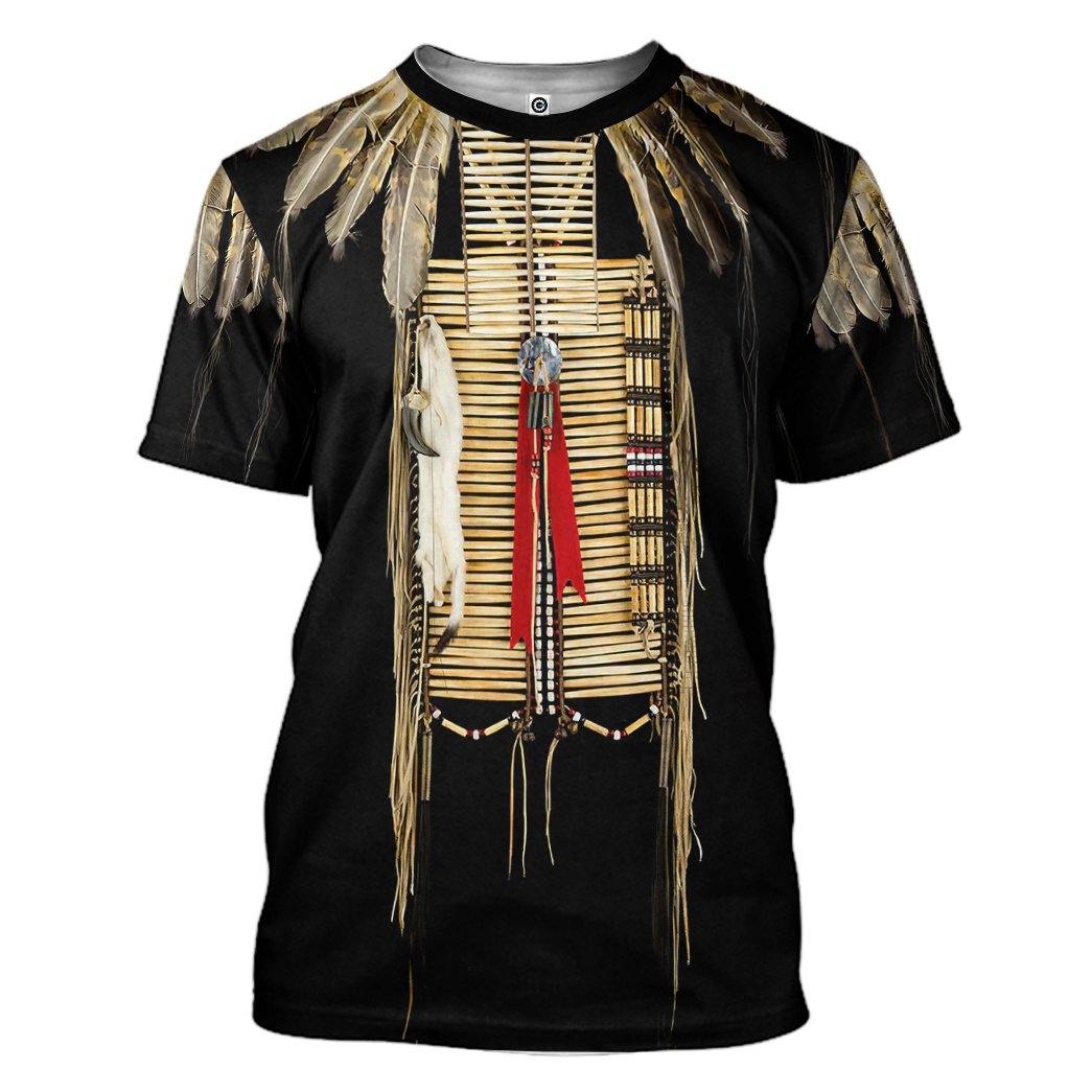 Klothek 3D Native Black Pattern Feather Tshirt Hoodie Apparel | Price in USA, Best Quality