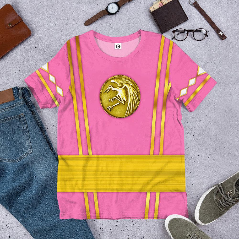 Klothek 3D Pink Ninja Mighty Morphin Power Rangers Custom Tshirt Ho | Price in USA, Best Quality