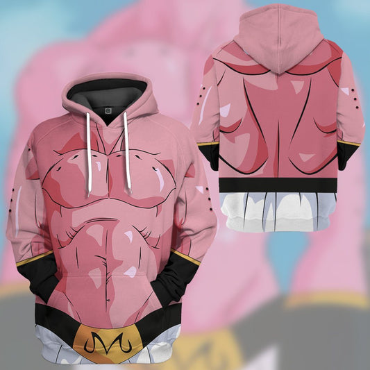 Klothek 3D Super Buu Majin Boo Dragon Ball Tshirt Hoodie Apparel | Price in USA, Best Quality