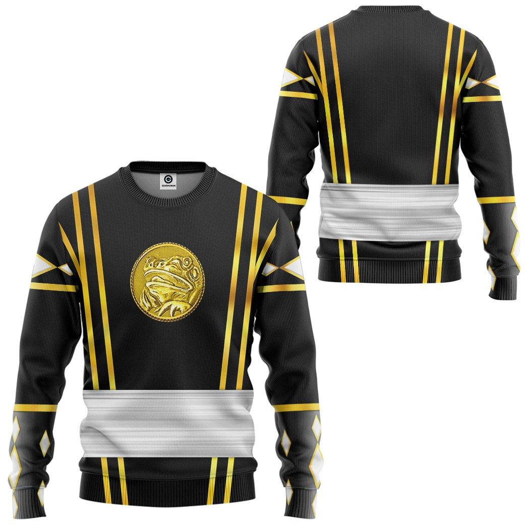 Klothek 3D Black Ninja Mighty Morphin Power Rangers Custom Tshirt H | Price in USA, Best Quality