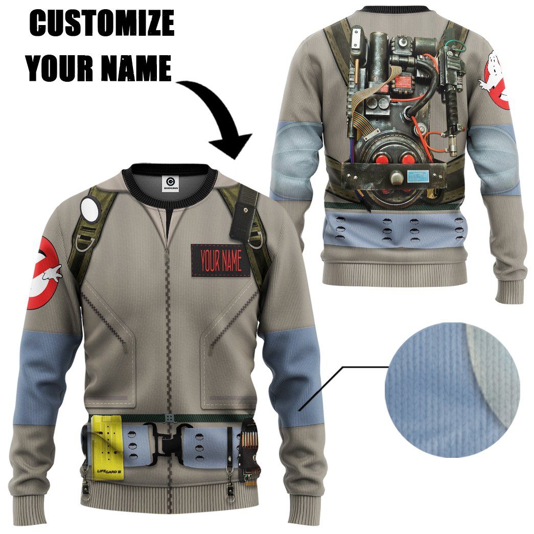 Klothek Ghostbusters 1984 Cosplay Custom Name Tshirt Hoodie Apparel | Price in USA, Best Quality