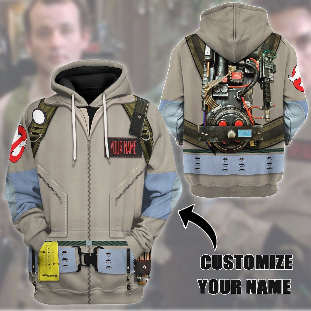 Klothek Ghostbusters 1984 Cosplay Custom Name Tshirt Hoodie Apparel | Price in USA, Best Quality