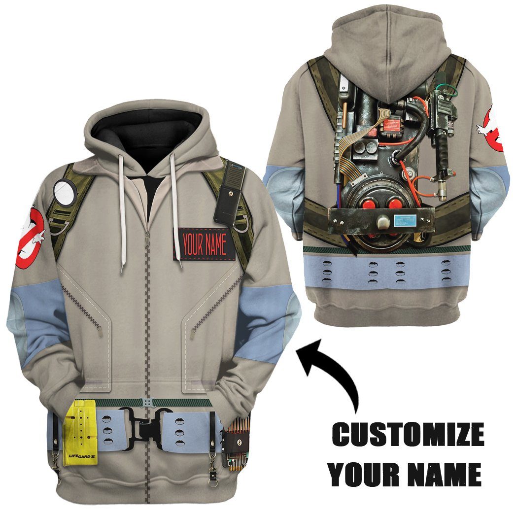 Klothek Ghostbusters 1984 Cosplay Custom Name Tshirt Hoodie Apparel | Price in USA, Best Quality