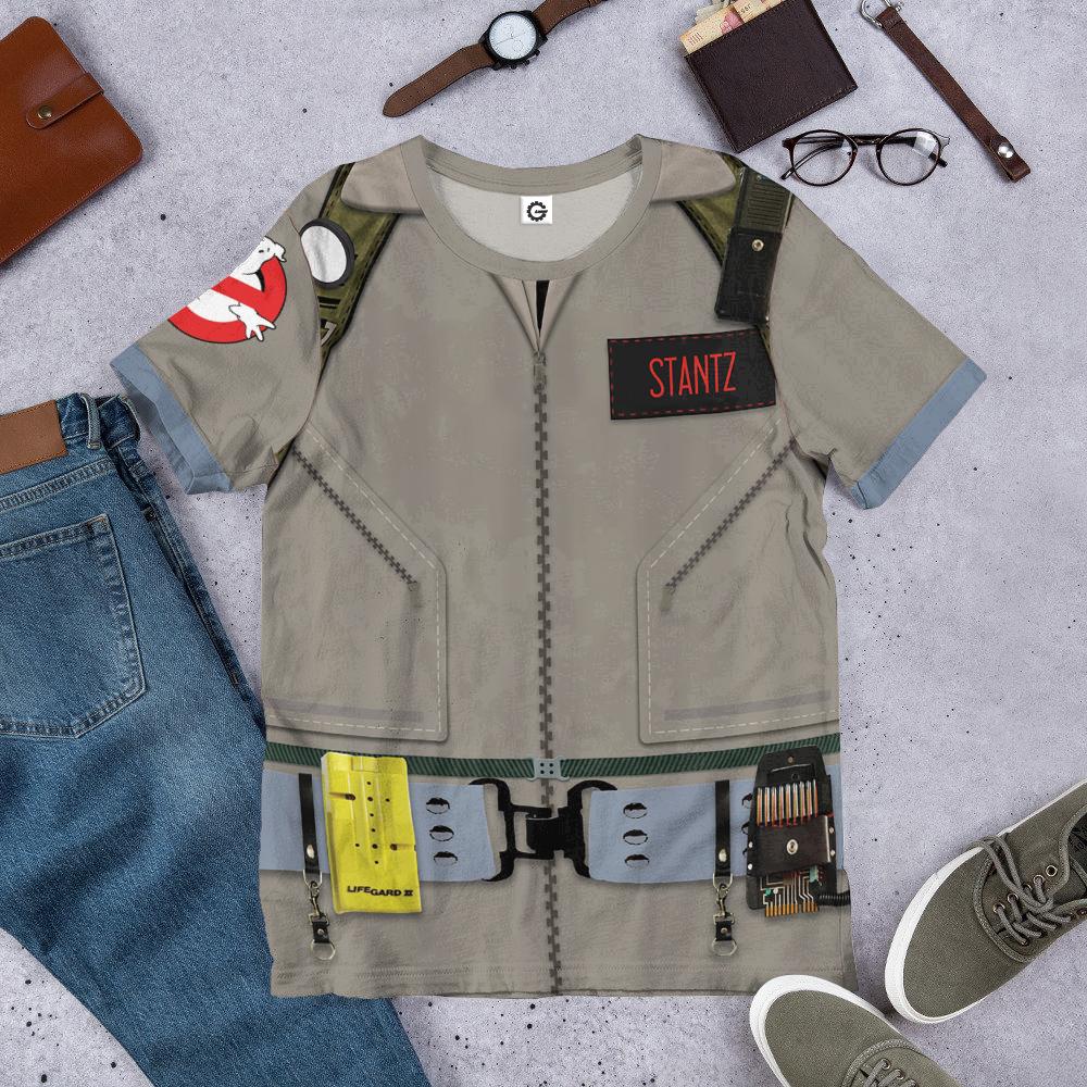 Klothek Ghostbusters 1984 Stantz Cosplay Custom Name Tshirt Hoodie | Price in USA, Best Quality