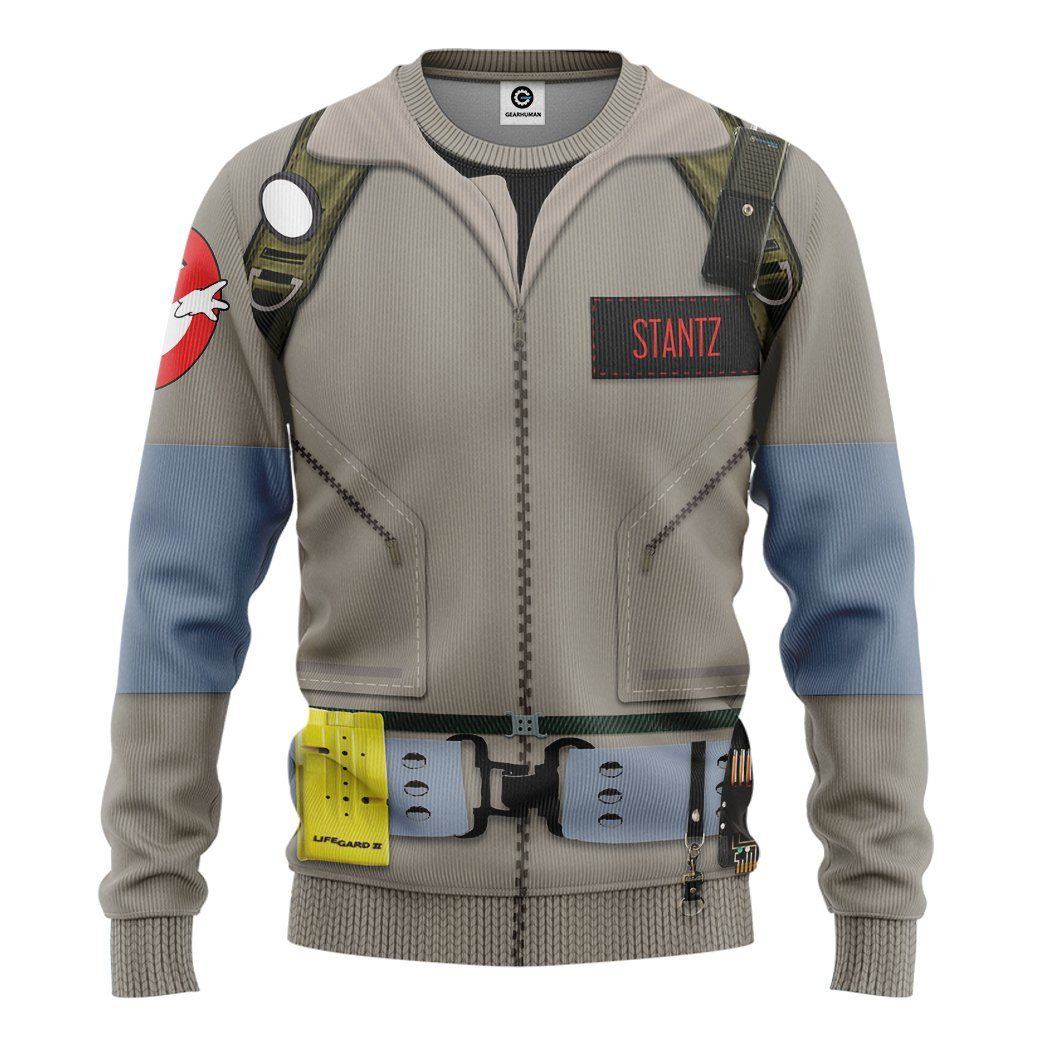 Klothek Ghostbusters 1984 Stantz Cosplay Custom Name Tshirt Hoodie | Price in USA, Best Quality