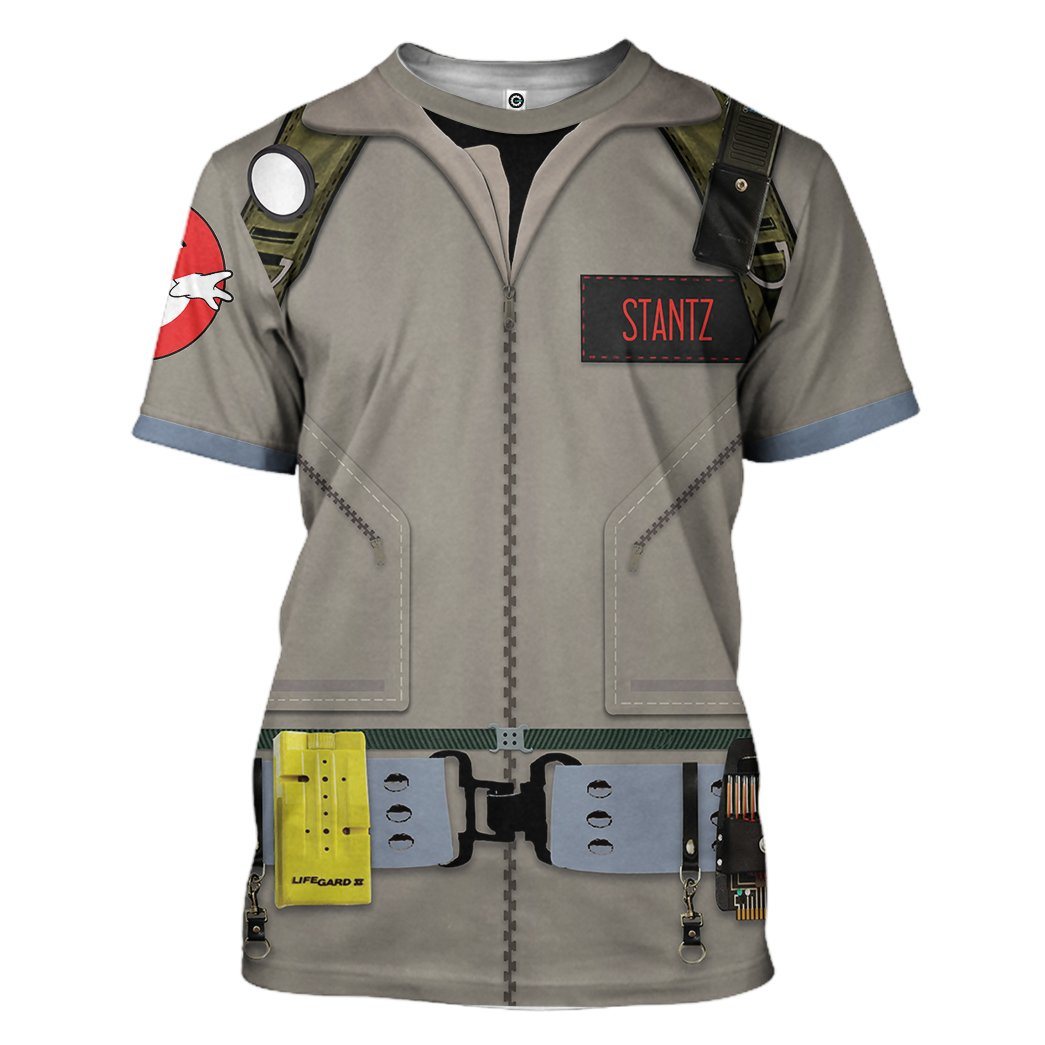 Klothek Ghostbusters 1984 Stantz Cosplay Custom Name Tshirt Hoodie | Price in USA, Best Quality