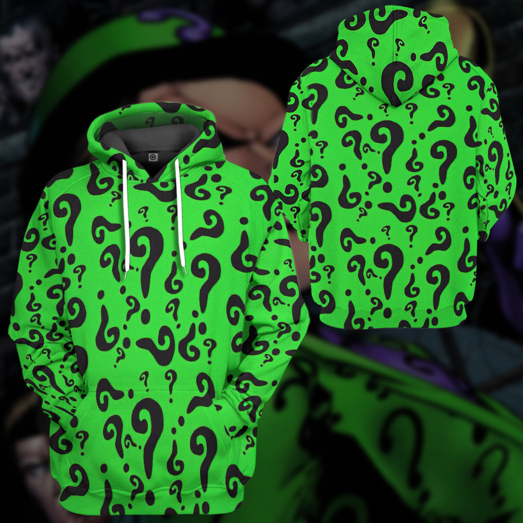 Klothek 3D DC The Riddler Custom TShirt Hoodie Apparel | Price in USA, Best Quality