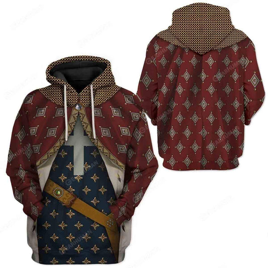 Klothek Hoodie Custom Richard I Of England Apparel | Price in USA, Best Quality