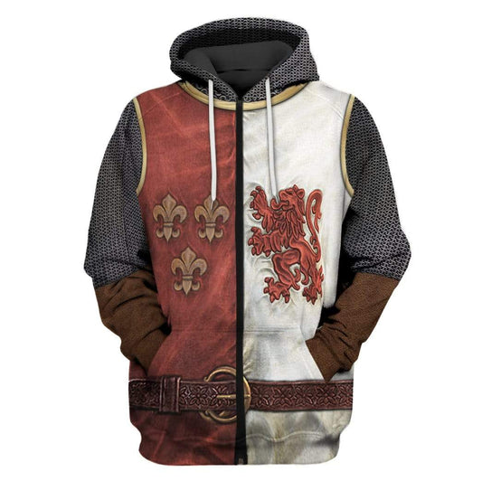 Klothek Hoodie hoodie Heraldic Knight Suit Costume Apparel | Price in USA, Best Quality