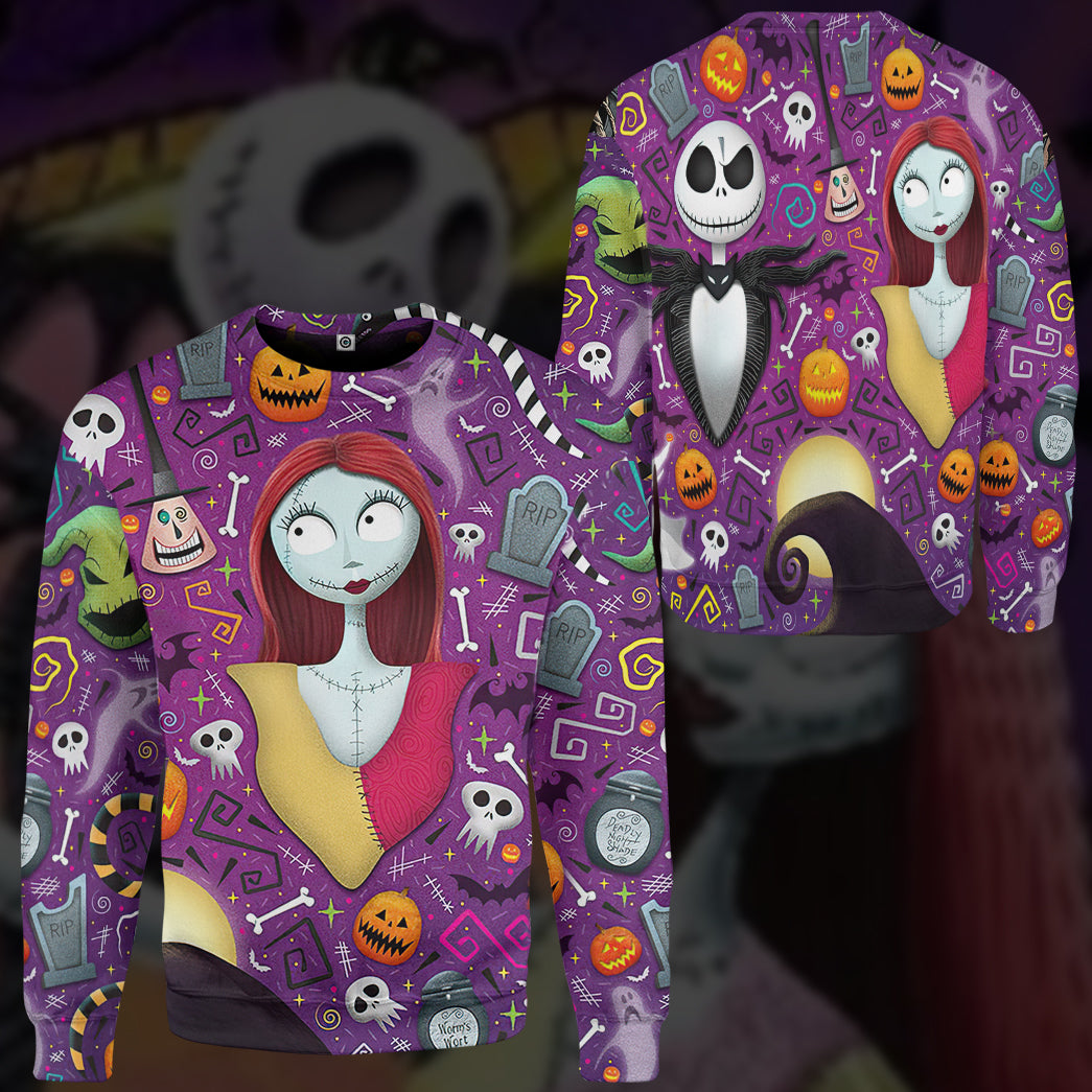 Klothek 3D Sally The Nightmare Before Christmas Halloween Custom Ts | Price in USA, Best Quality