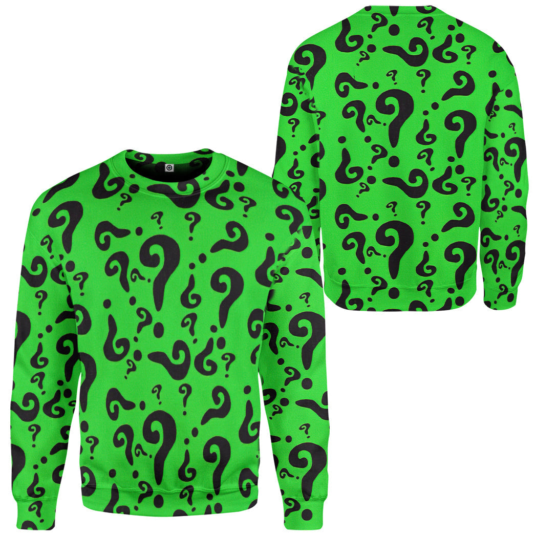 Klothek 3D DC The Riddler Custom TShirt Hoodie Apparel | Price in USA, Best Quality