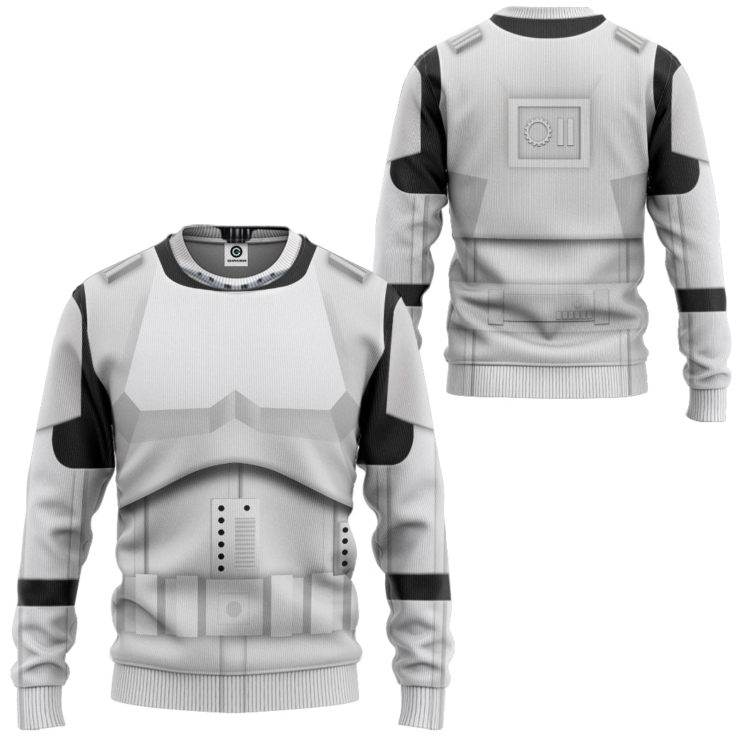 Klothek 3D Star Wars Stormtrooper Custom Tshirt Hoodie Apparel | Price in USA, Best Quality