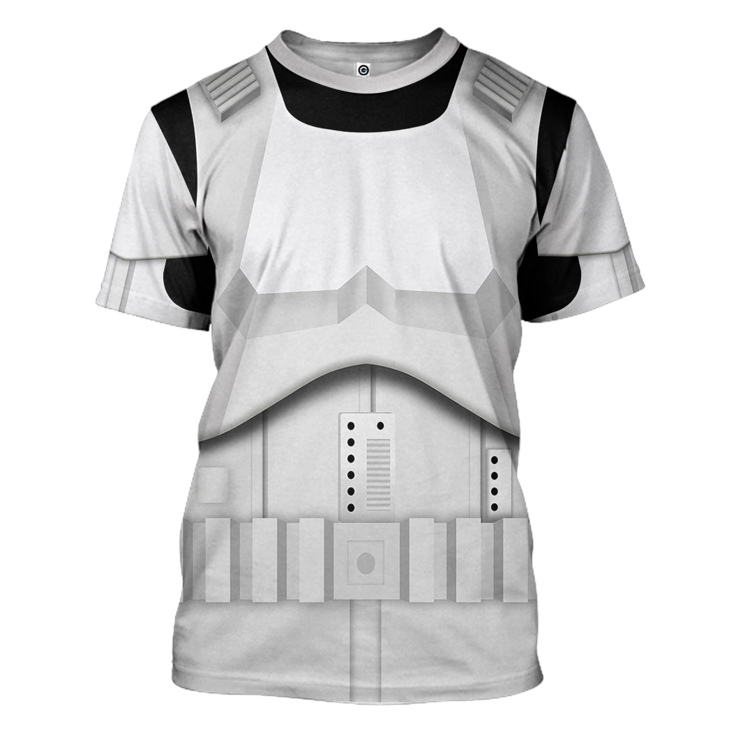 Klothek 3D Star Wars Stormtrooper Custom Tshirt Hoodie Apparel | Price in USA, Best Quality