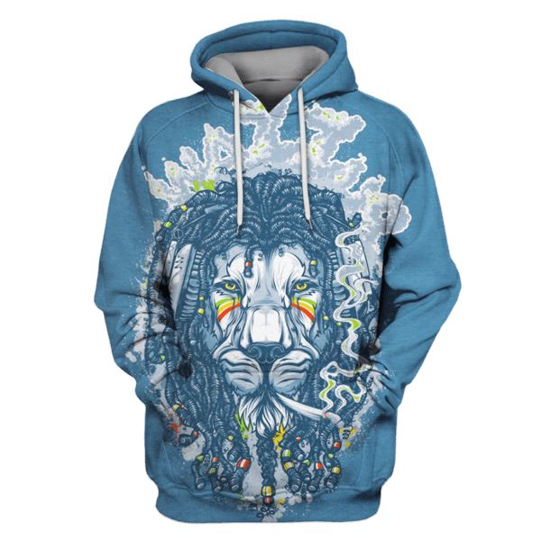 Klothek The Rasta Lion Hoodies - T-Shirts Apparel | Price in USA, Best Quality