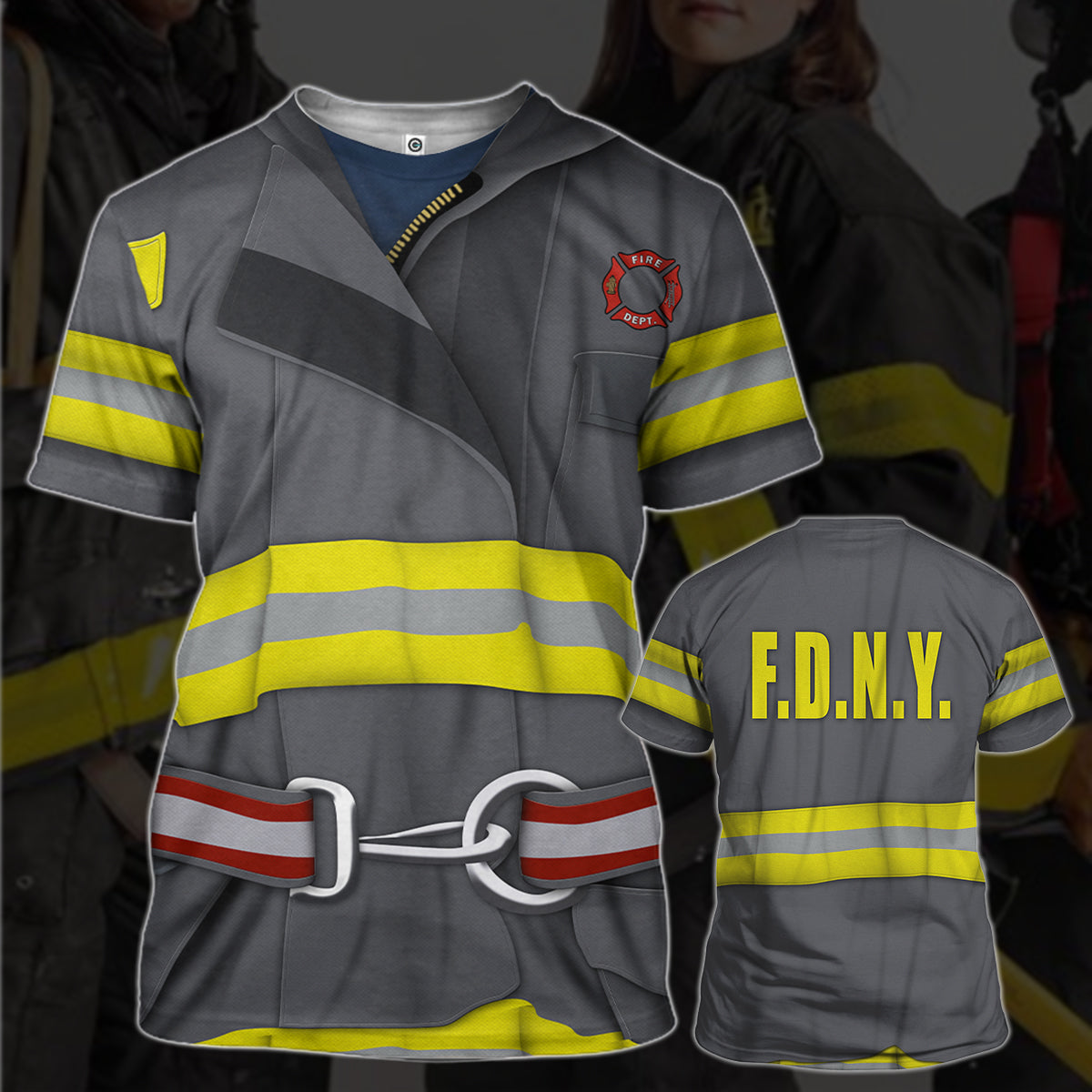 Klothek Custom T-shirt - Hoodies FDNY Uniform Apparel | Price in USA, Best Quality