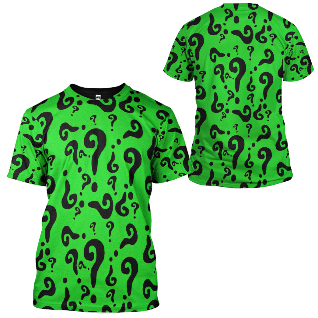 Klothek 3D DC The Riddler Custom TShirt Hoodie Apparel | Price in USA, Best Quality