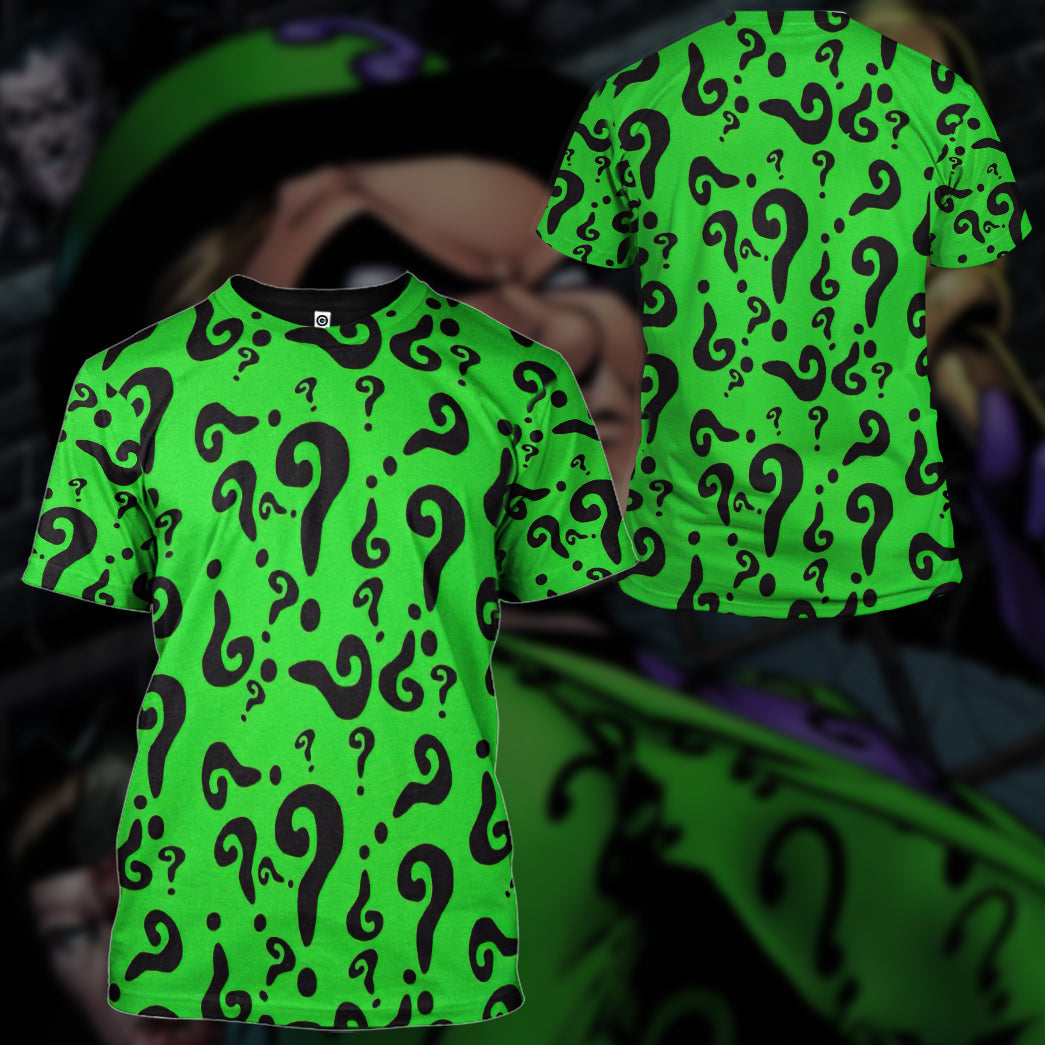 Klothek 3D DC The Riddler Custom TShirt Hoodie Apparel | Price in USA, Best Quality