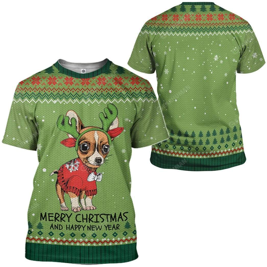 Klothek Ugly Chihuahua Christmas Hoodie T-Shirts Apparel | Price in USA, Best Quality