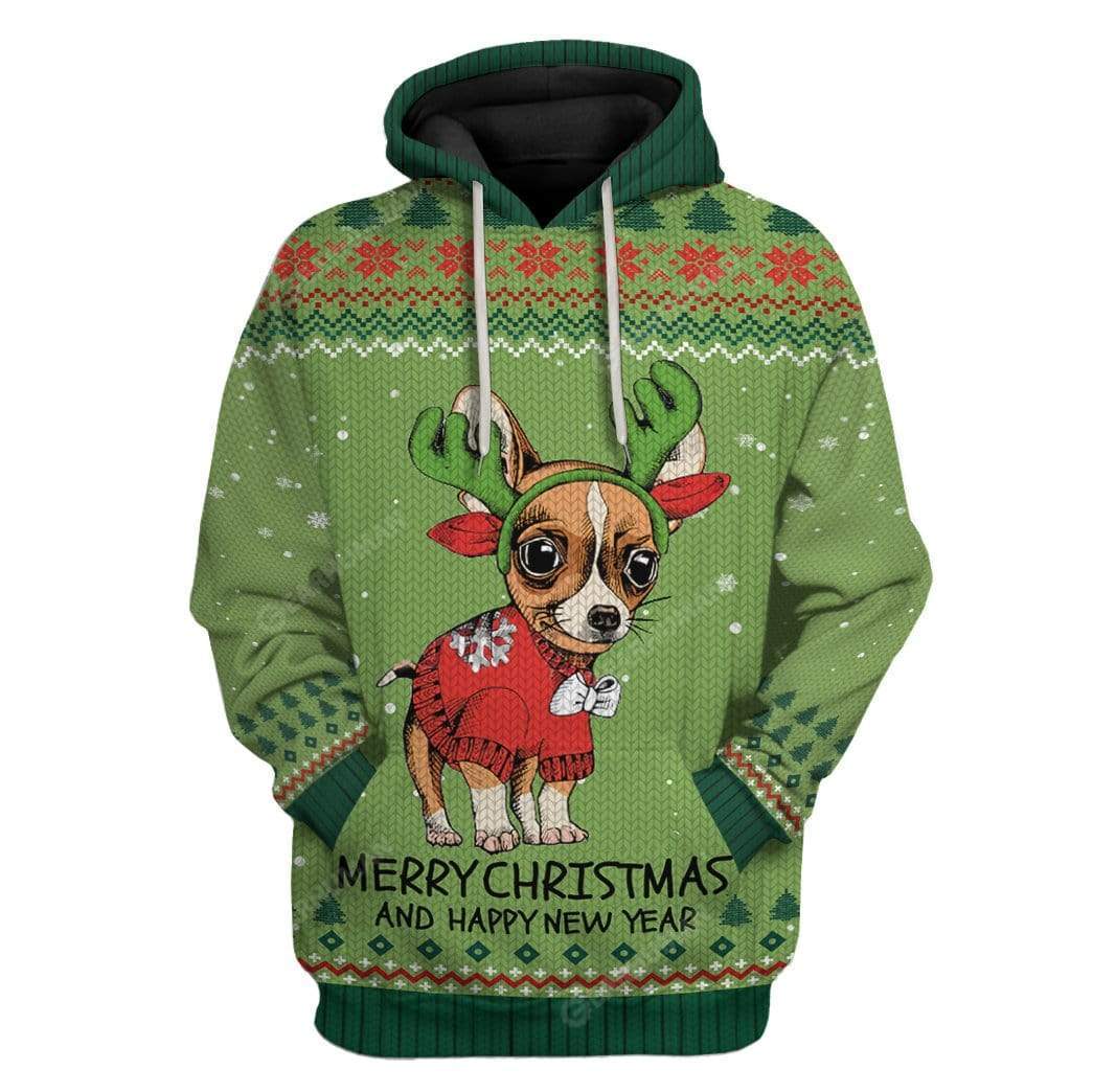 Klothek Ugly Chihuahua Christmas Hoodie T-Shirts Apparel | Price in USA, Best Quality