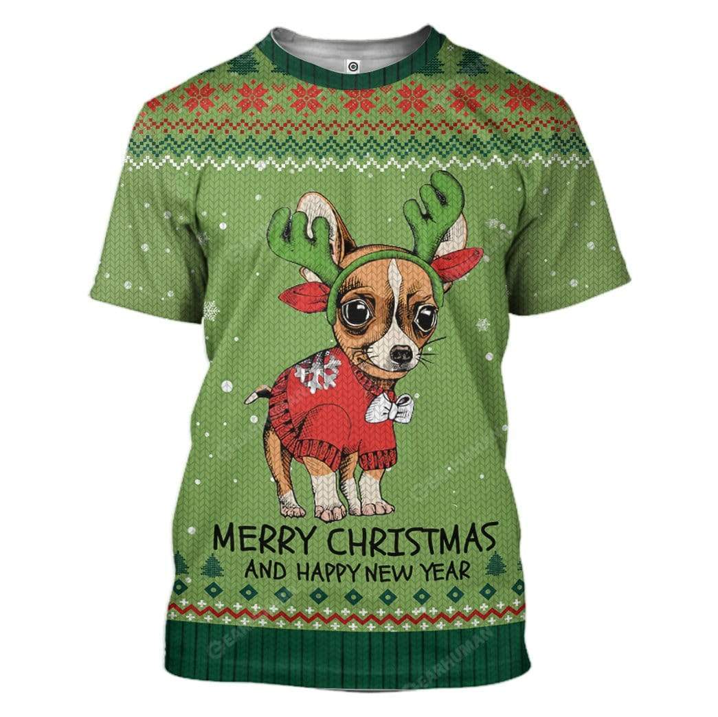 Klothek Ugly Chihuahua Christmas Hoodie T-Shirts Apparel | Price in USA, Best Quality