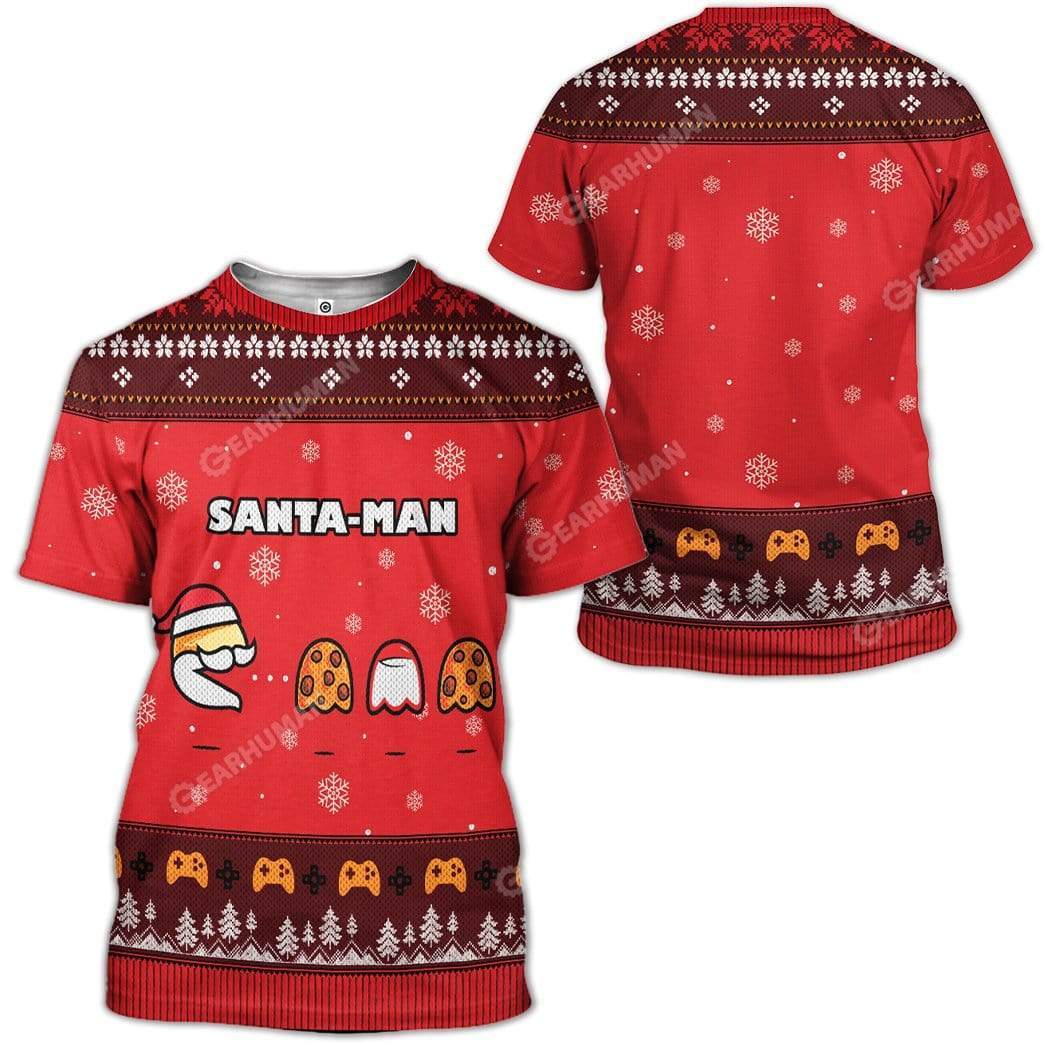 Klothek Ugly Christmas Santa Man Hoodie T-Shirts Apparel | Price in USA, Best Quality