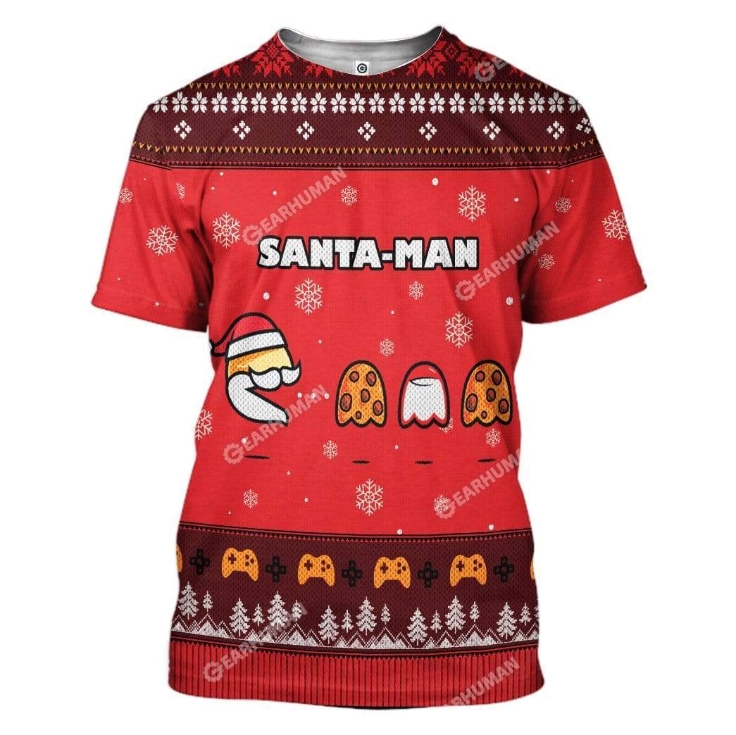 Klothek Ugly Christmas Santa Man Hoodie T-Shirts Apparel | Price in USA, Best Quality