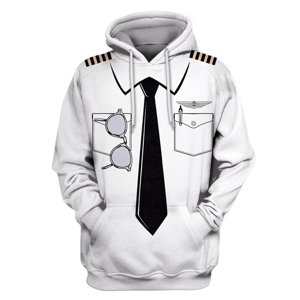 Klothek Uniform Of Pilot Custom T-shirt - Hoodies Apparel | Price in USA, Best Quality