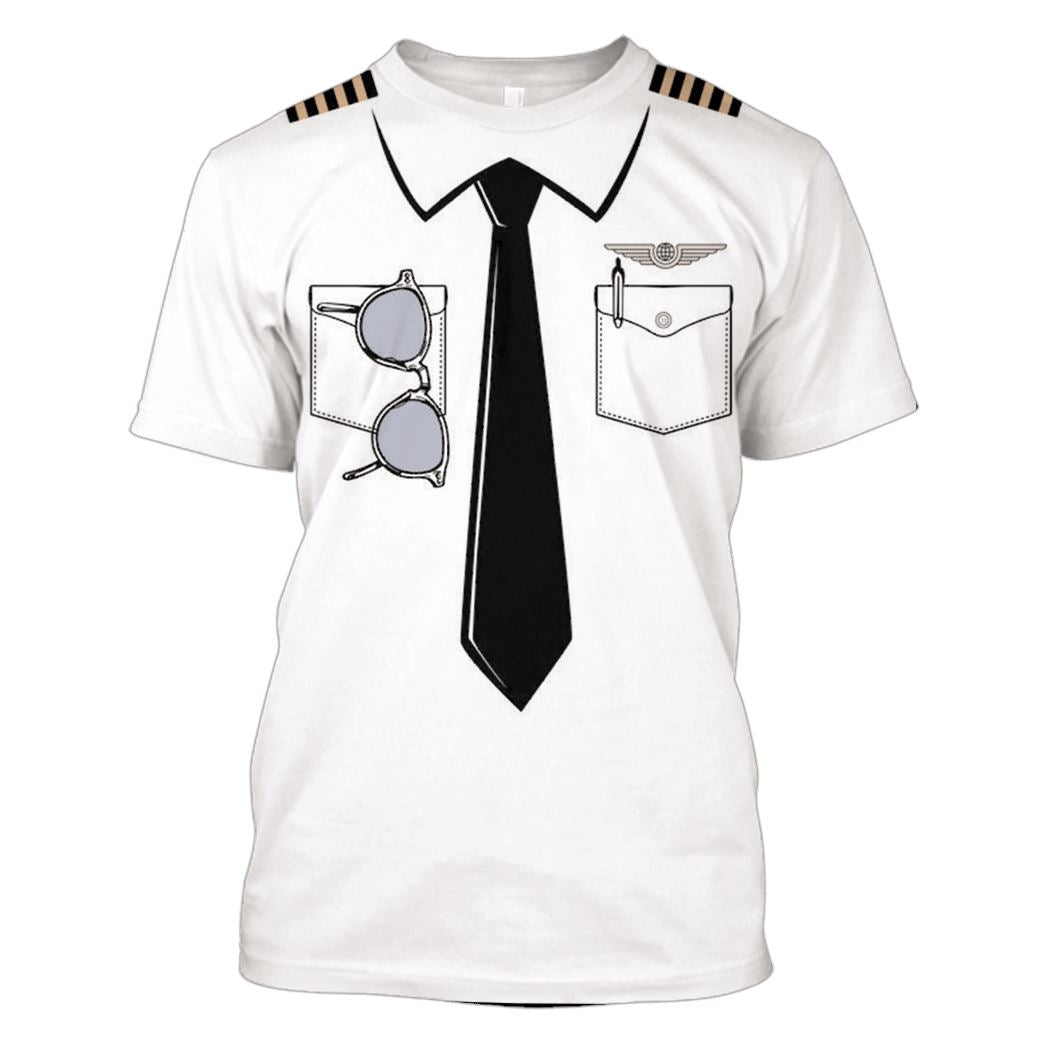 Klothek Uniform Of Pilot Custom T-shirt - Hoodies Apparel | Price in USA, Best Quality