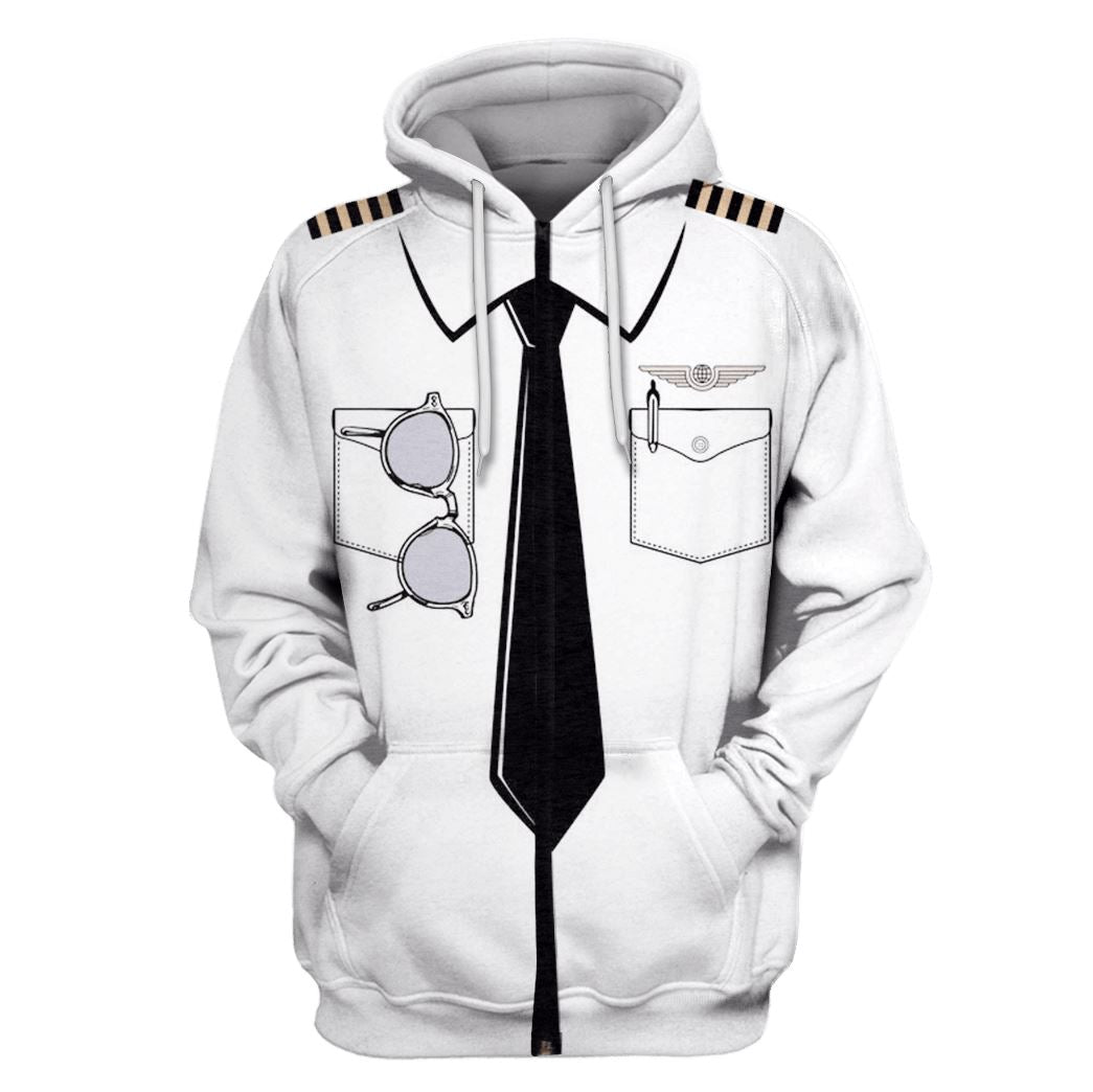 Klothek Uniform Of Pilot Custom T-shirt - Hoodies Apparel | Price in USA, Best Quality