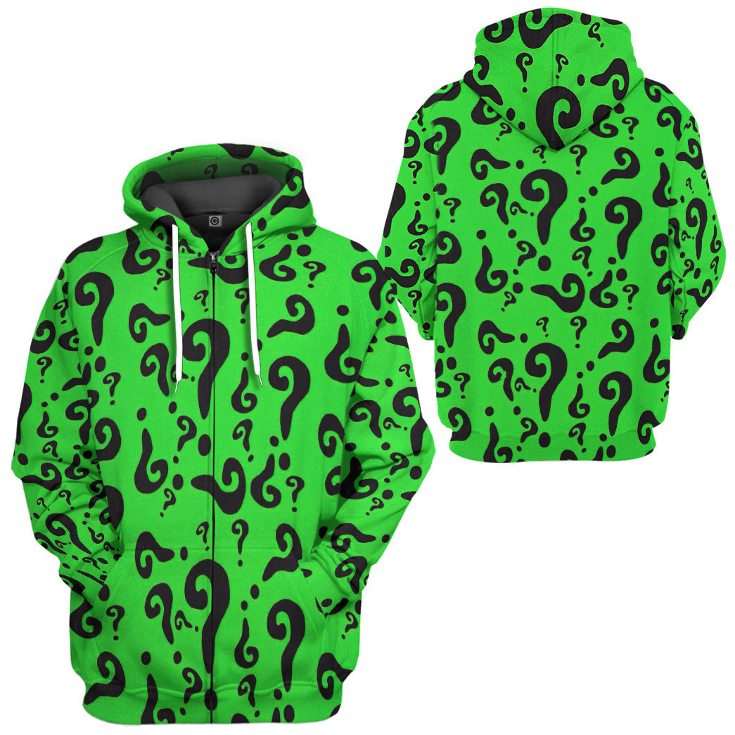 Klothek 3D DC The Riddler Custom TShirt Hoodie Apparel | Price in USA, Best Quality