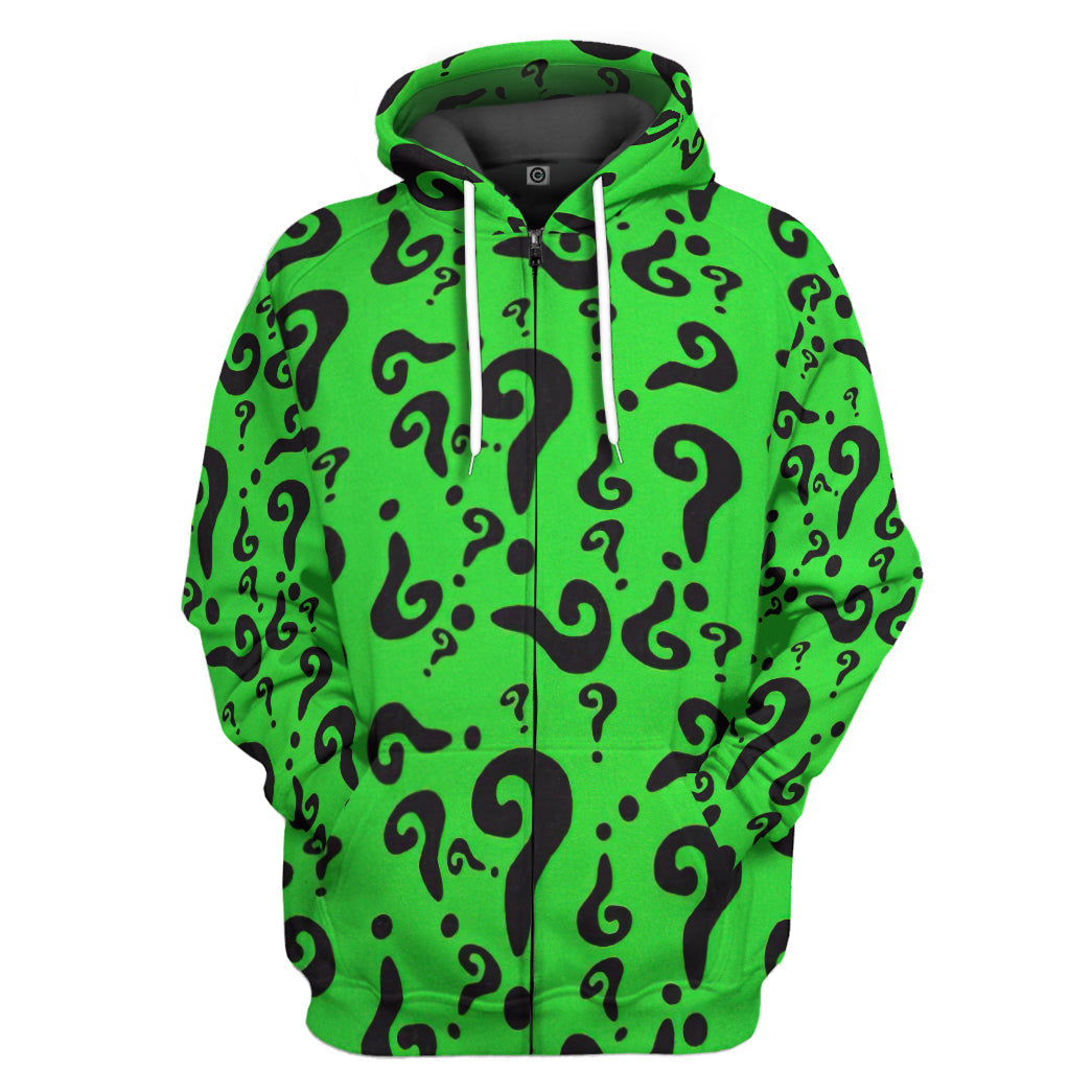 Klothek 3D DC The Riddler Custom TShirt Hoodie Apparel | Price in USA, Best Quality