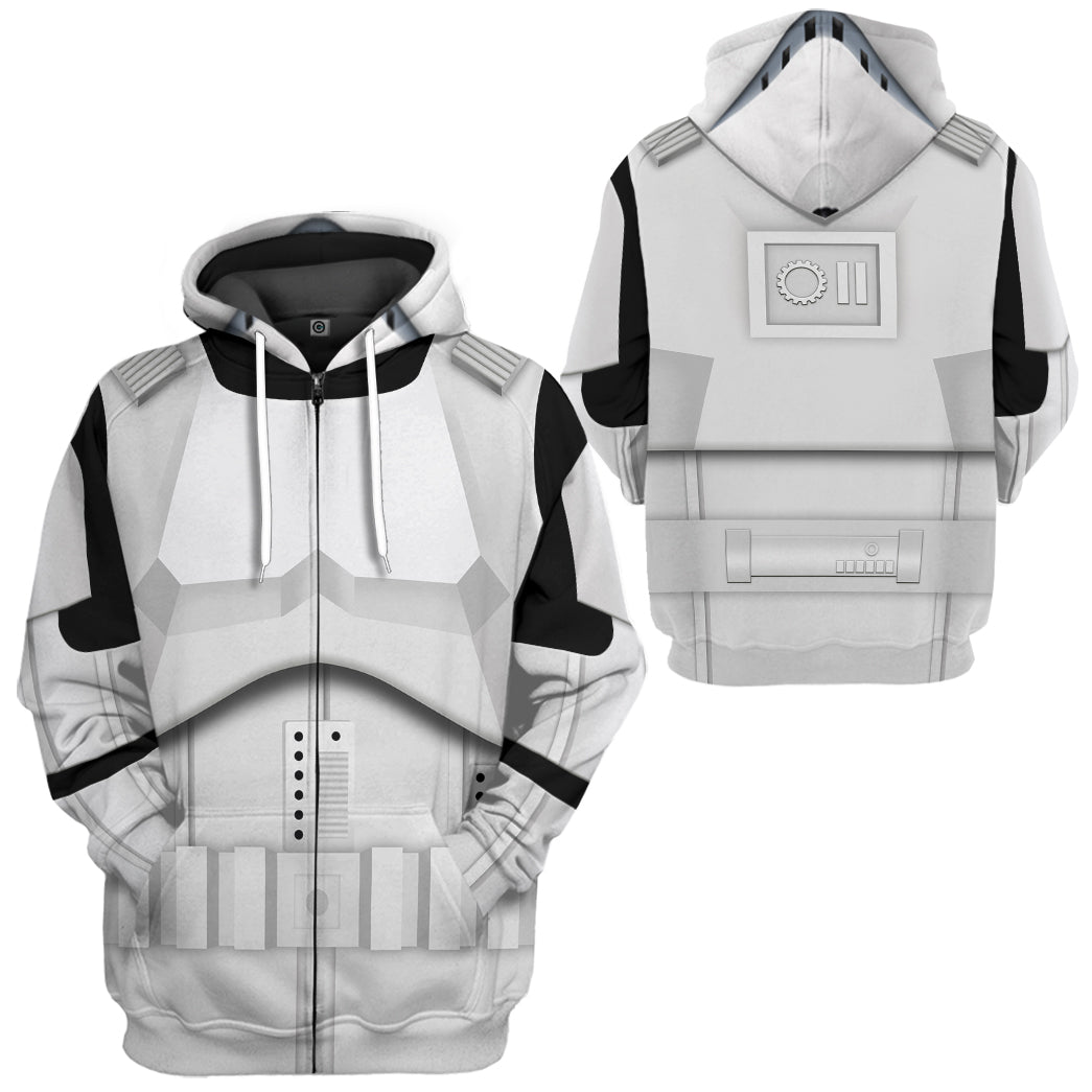 Klothek 3D Star Wars Stormtrooper Custom Tshirt Hoodie Apparel | Price in USA, Best Quality